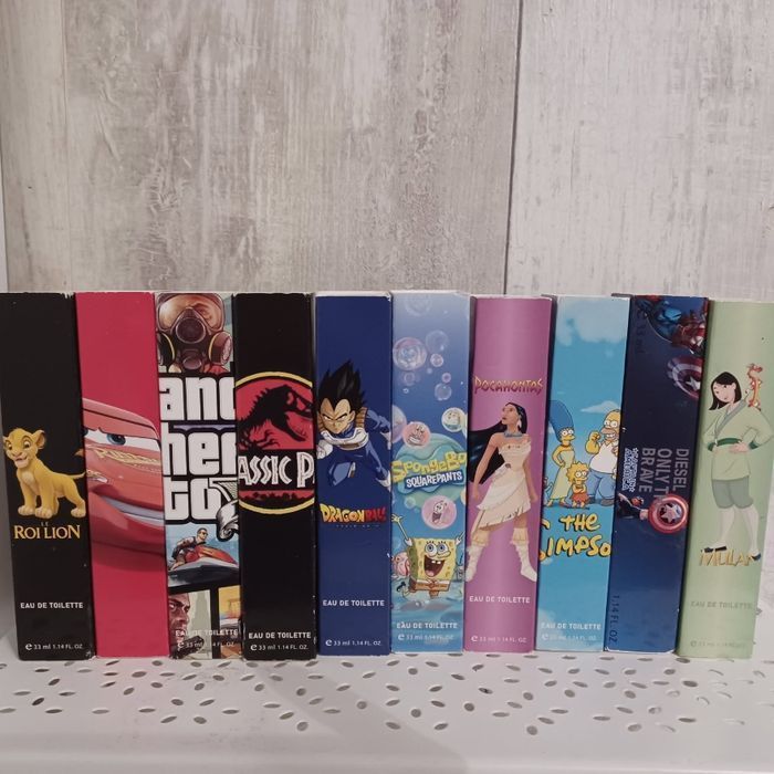 Lot de 10 parfums enfants neufs