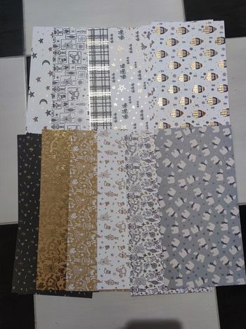 bloc papier cartonné scrap 30x15 cm