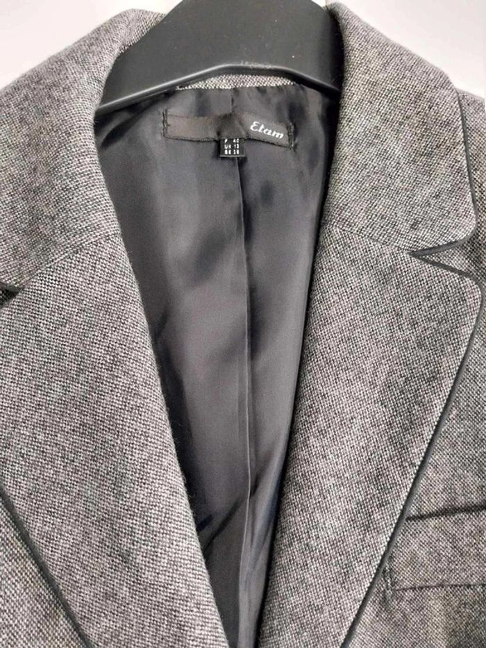 Veste grise moucheté T40/42 Etam - photo numéro 2