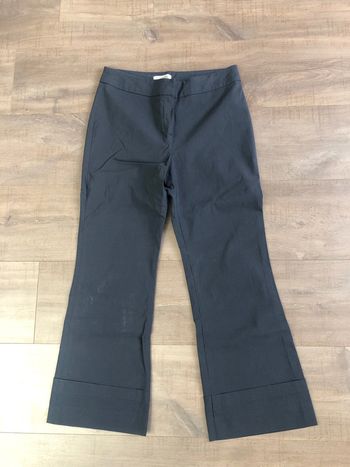 Pantacourt Etam taille 38 bleu marine flare y2k