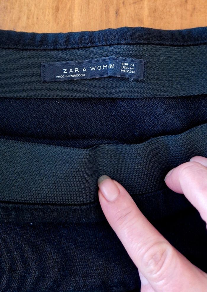 Mini jupe noire, fermeture éclair côté - photo numéro 5