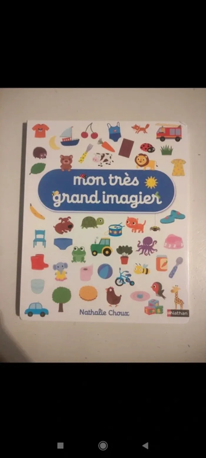 Livre mon très grand imagier neuf sous blister a partir de 6 mois