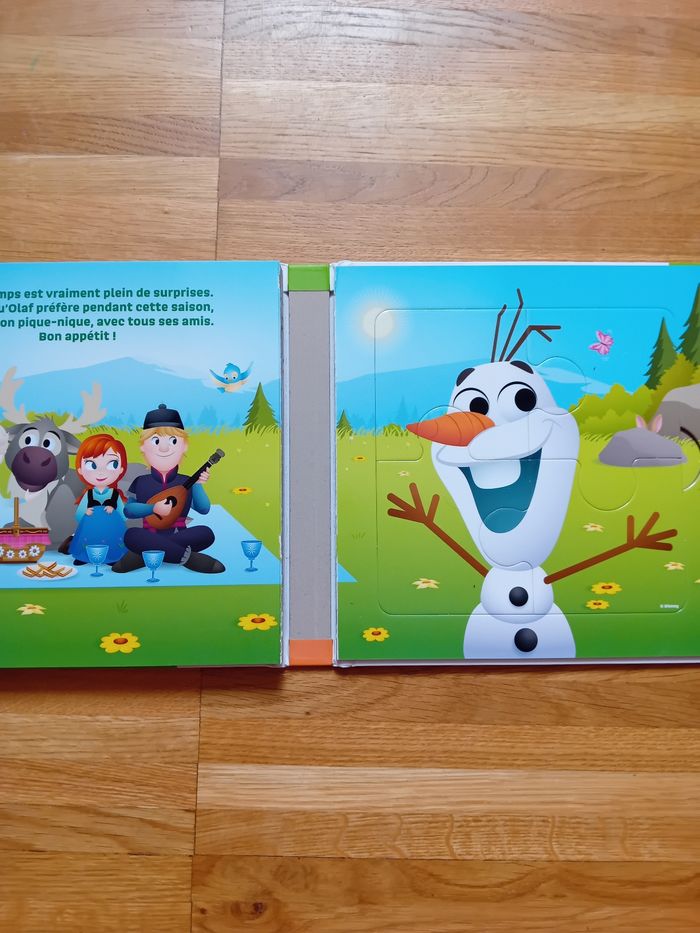 Livre puzzle Olaf - photo numéro 3