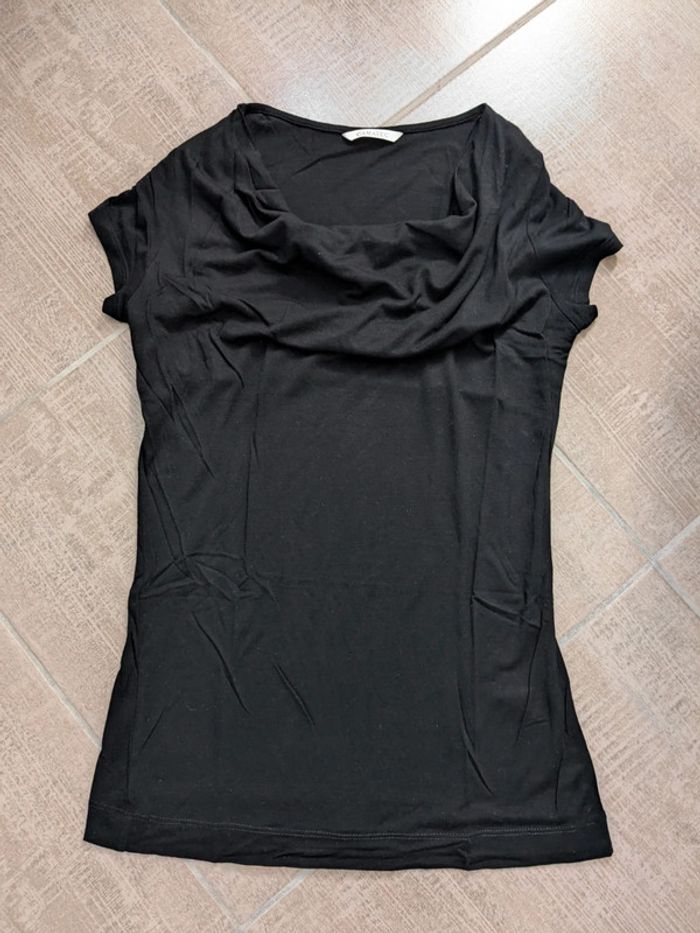 Tee-shirt noir Camaïeu comme neuf