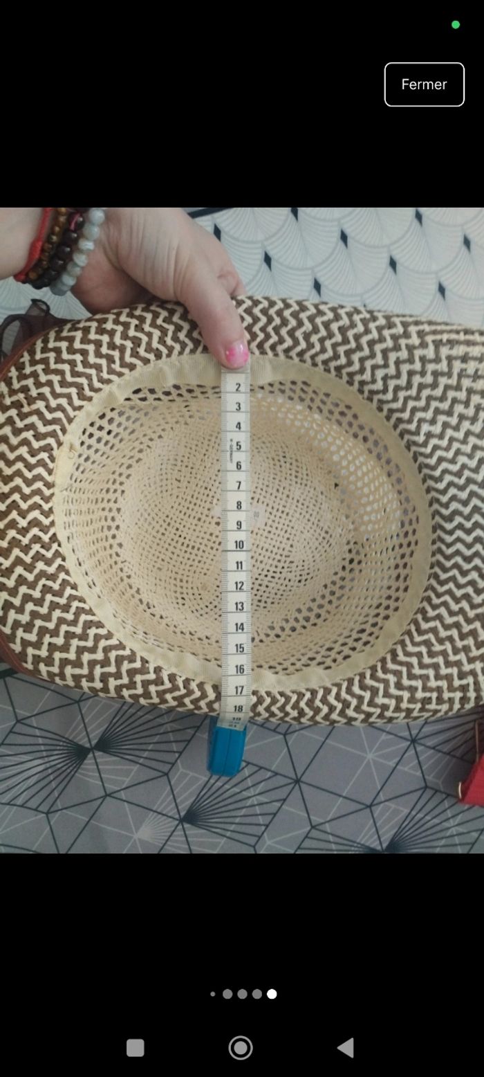 Chapeau en paille femme - photo numéro 7