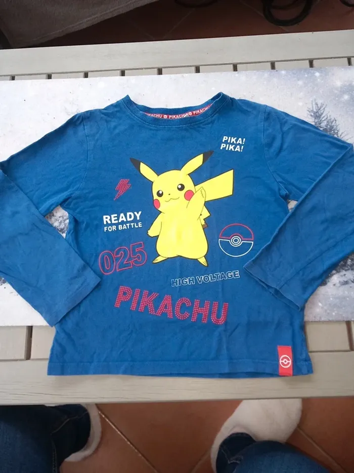 T-shirt Pikatchu pokemon - photo numéro 2