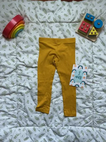 legging long moutarde 3 ans tissaia