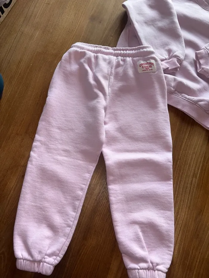 Ensemble jogging rose fille Zara 6 ans - photo numéro 4