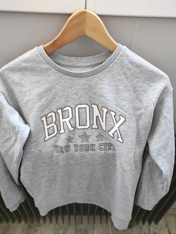 Sweat gris Bronx 11-12 ans