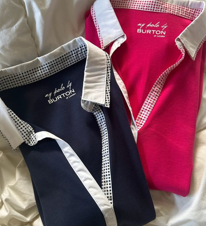 Lot de 2 polos Burton – Taille M – Neufs 💙