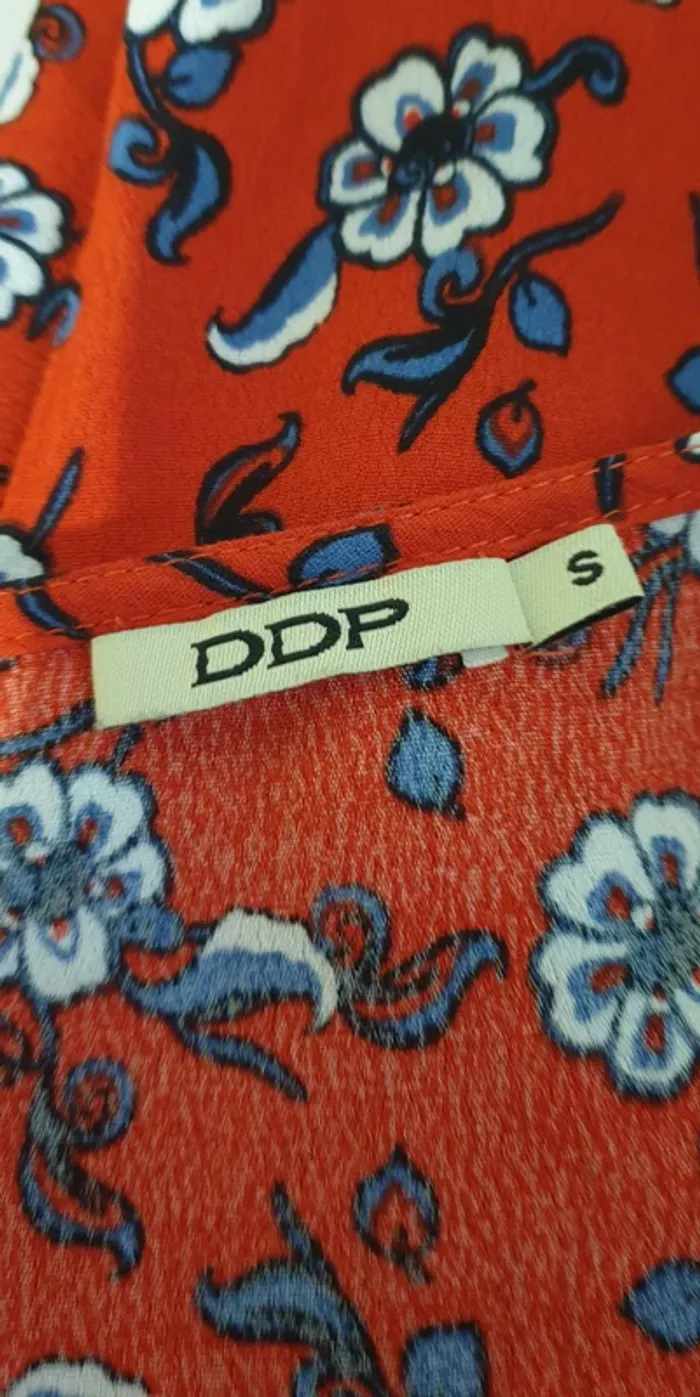 Tunique multicolore motifs fleurs DDP - photo numéro 9