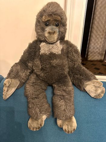 RARE Énorme grand Gorille Singe Steiff debout 65cm peluche doudou collection