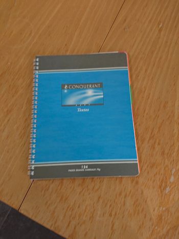 Cahier de texte