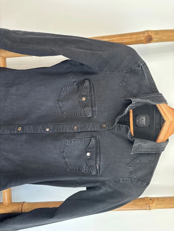 Robe en jean noire Only taille XS - photo numéro 4