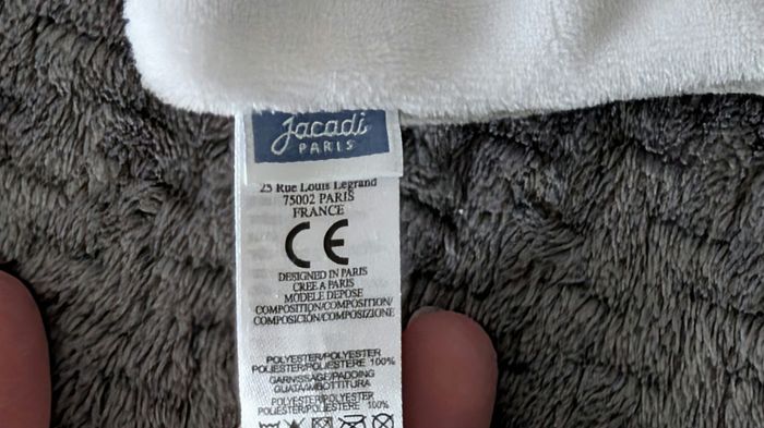 TBE, doudou plat 🐇 Jacadi - photo numéro 3