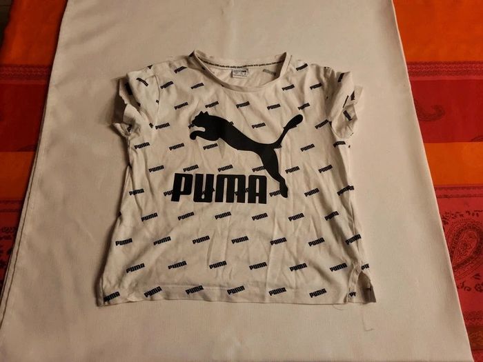 T-shirt blanc Puma