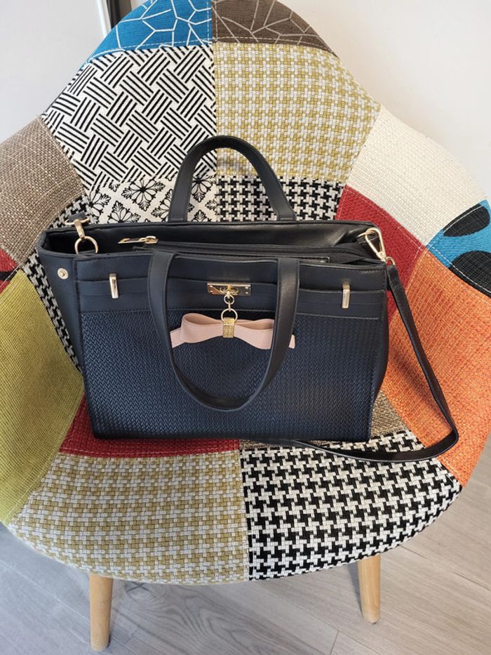 Sac Cabas Sac Merry Scott Noir Sac à Main Merry Scott Noir Neuf