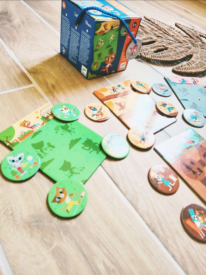 🍂Jeu de loto bingo les animaux rigolos marque Djeco - photo numéro 2