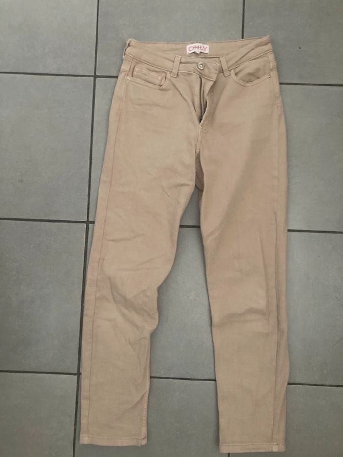 Pantalon beige Only fille taille 14 ans