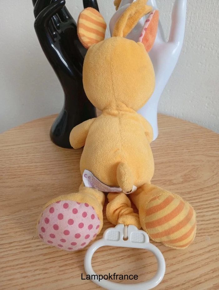 Peluche lapin casino boîte musicale veilleuse - photo numéro 2