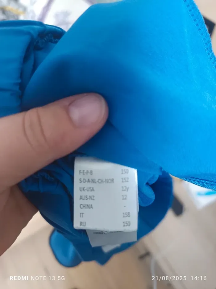 Magnifique short La redoute bleu taille 12 ans - photo numéro 4