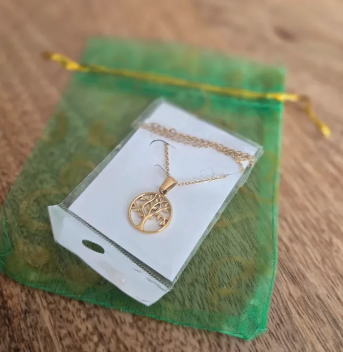 Collier arbre de vie acier - photo numéro 5