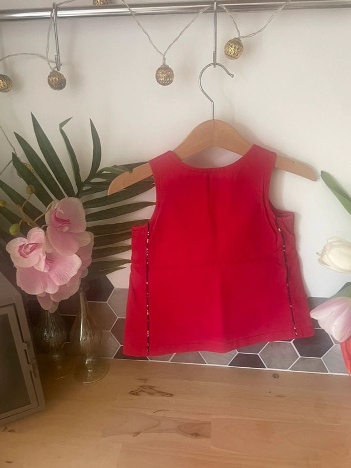 Robe rouge Sergent Major 6 mois - photo numéro 4