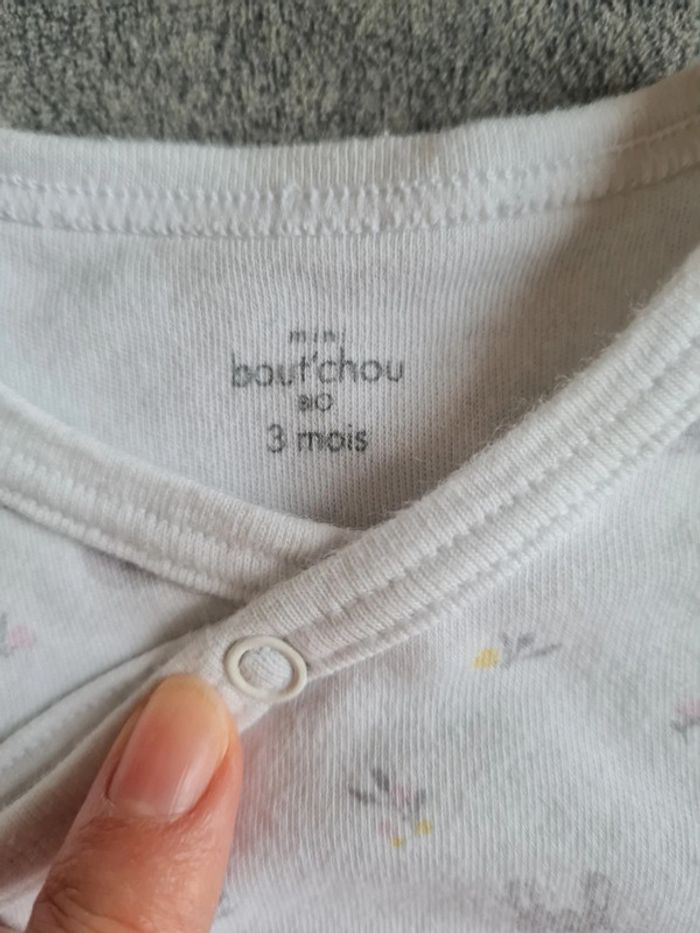 Lot de 3 pyjamas coton 3 mois - photo numéro 5