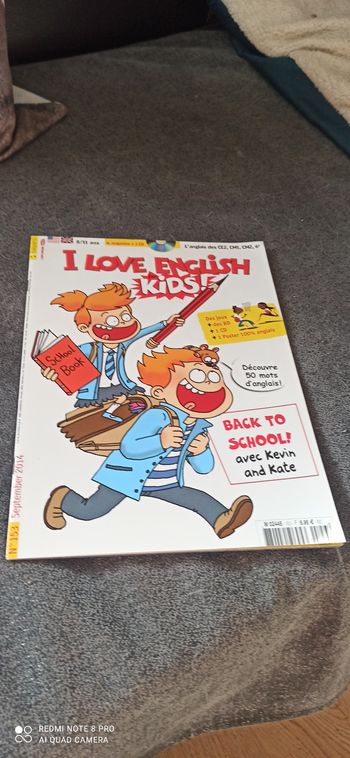 Livre I love English kids