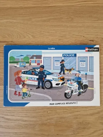 Puzzle enfants - La police