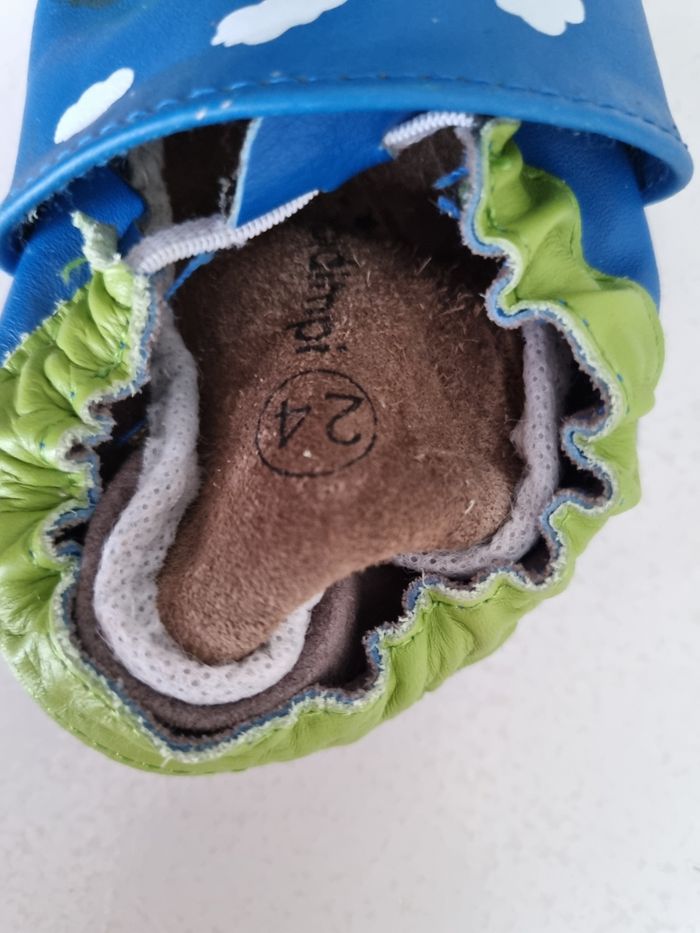 Chaussons en cuir taille 24 Impidimpi - photo numéro 4