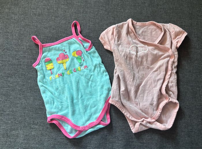 Lot 30n vêtement bébé fille été 6 mois - photo numéro 9