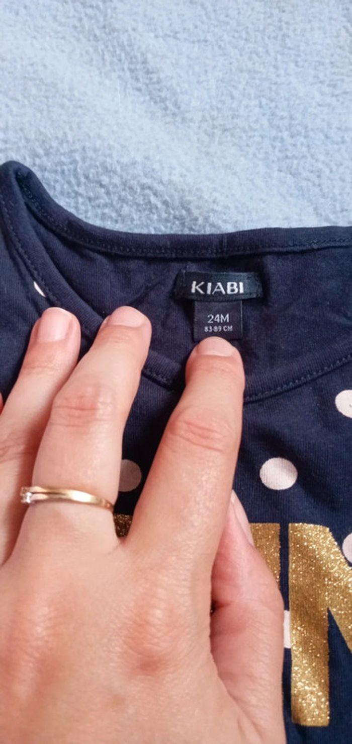 Robe Kiabi taille 24 mois - photo numéro 2