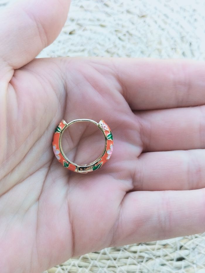 Boucles d'oreilles dorées Tendance - photo numéro 5