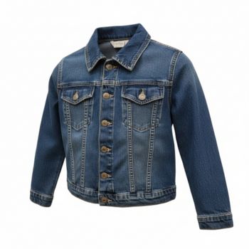 Veste en jean 6 ans Vertbaudet bleu marine