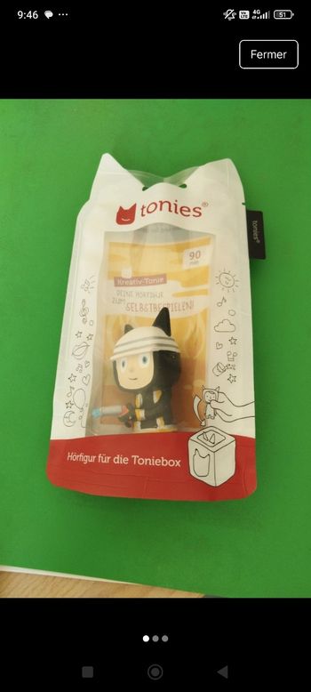 Tonies Créatif Pompier yeux bleus 