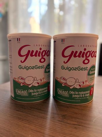 Lait pour bébé guigoz