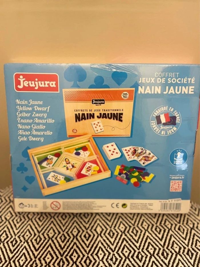 Jeujura - Coffret en bois  - Jeu du nain jaune - photo numéro 2