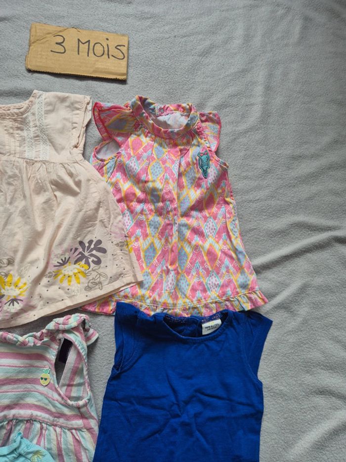 Lot bebe fille 3 mois été - photo numéro 3