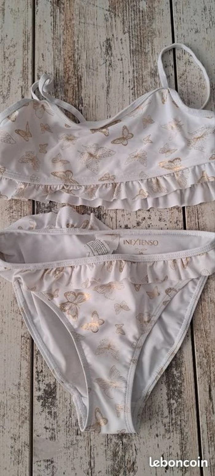 Maillot de bain papillon dorés