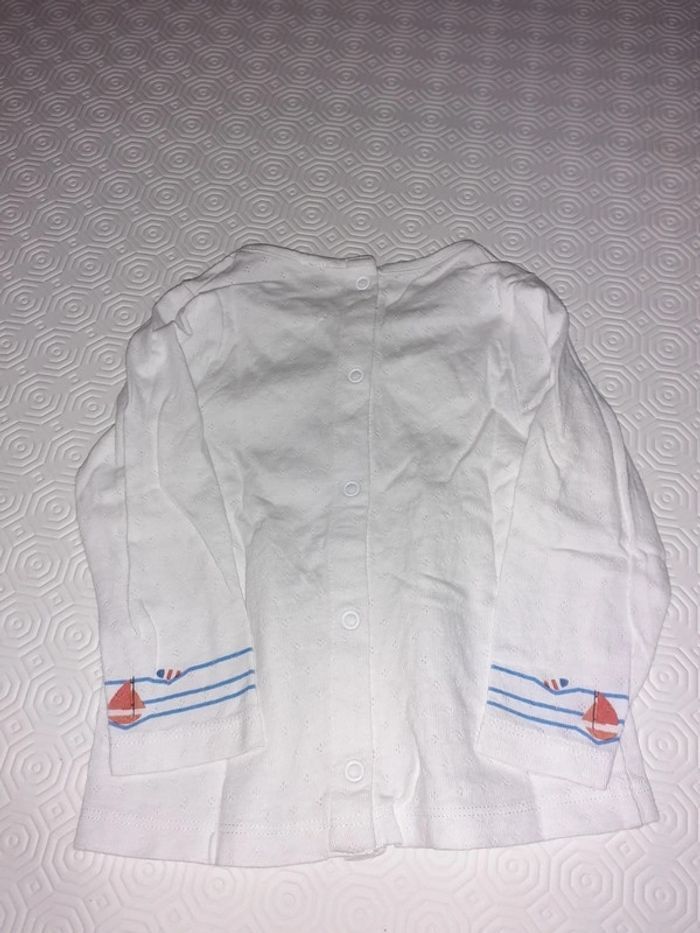 Chemisier blanc 6 mois - photo numéro 2