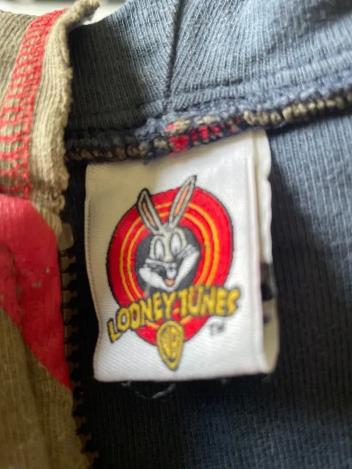 Gilet zippe garcon looney tunes 4 ans - photo numéro 3