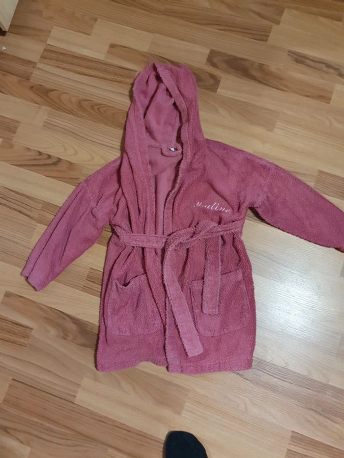 peignoir fushia 6 ans