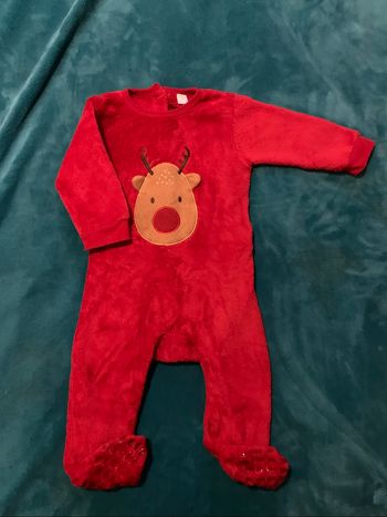 Pyjama Noel renne taille 12 mois