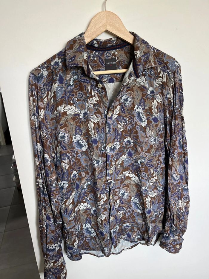 Chemise fleurs et feuille homme Devred M - photo numéro 5