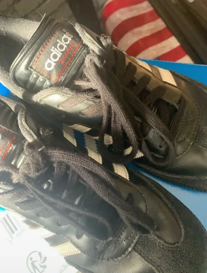 Adidas samba noir et blanc - photo numéro 3