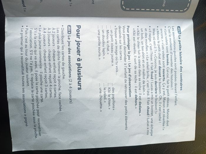 Jeu "Les contraires" - La petite école - photo numéro 7