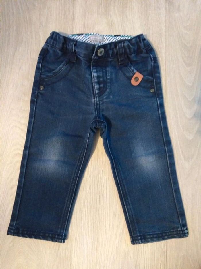 Pantalon marine Z grain de blé 18 mois