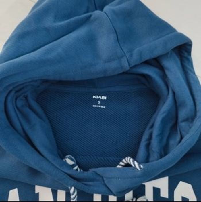 Sweat à capuche bleu - photo numéro 4