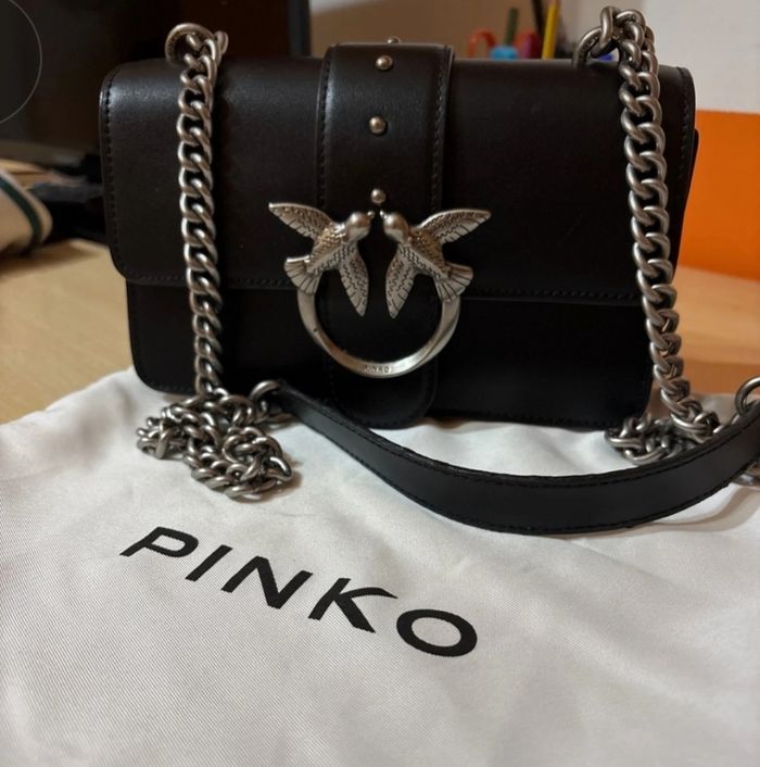 Joli sac pinko noir - photo numéro 2
